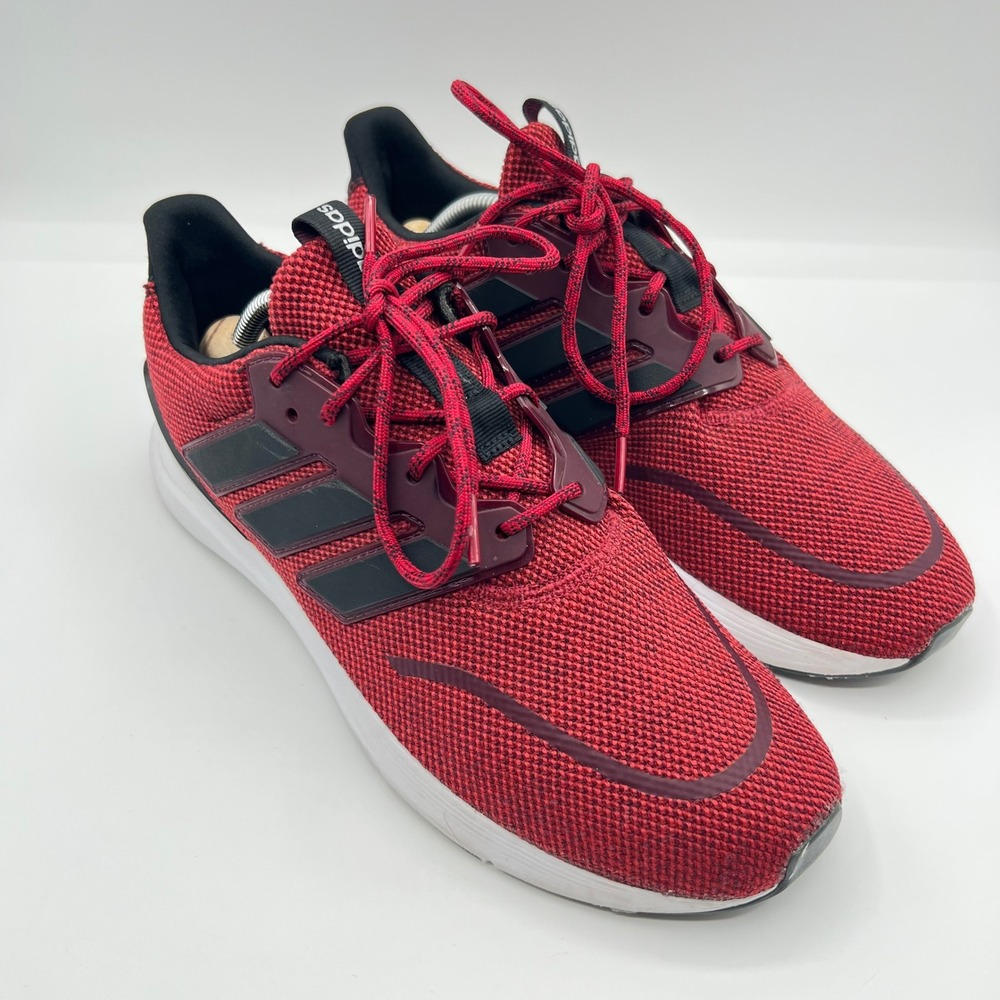 Adidas Men's Runfalcon 3.0 Red Black‎ Running Shoes Sneakers Size 10